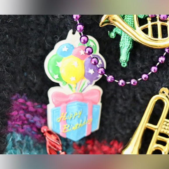 Vintage Gil Aimbez for Static ugly weird very odd sweater vest size Medium. - Picture 9 of 9